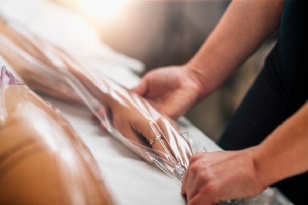 Anti-cellulite vacuum therapy for arms and legs, enhancing skin tone and circulation with Howganics 'HOW' Manicure IV Drip