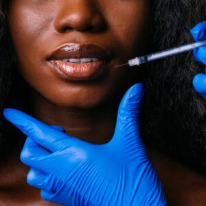 Beauty portrait of beautiful black woman